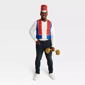 Mens Womens Hyde and Eek Marching BAND LEADER Halloween Costume Kit Hat Vest NIP